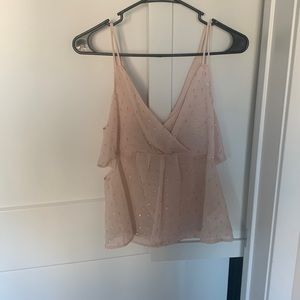 Express blush pink tank top
